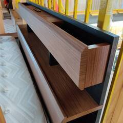 【愛品倶楽部柏店】ニトリ 収納付きダブルベッド  Nスリーププレミアム P3-02CR+ベースの画像