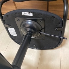 IKEA 子供用　デスクチェア　黒の画像
