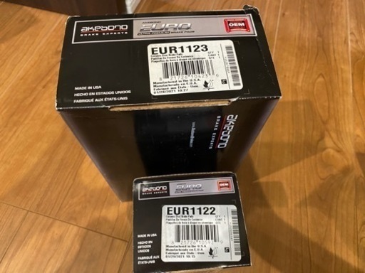 Akebono Eur-1122 1123ブレーキパッド