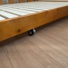 すのこシングルベッドの画像