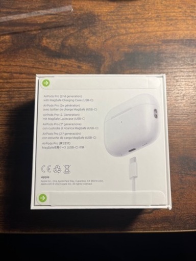 売れました　正規品保証書付　AirPods pro 第2世代　typeC 新品未使用
