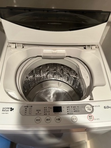 ヤマダ電機 洗濯機 6.0kg HerbRelax YWM-T60A1