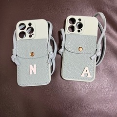 iPhoneケース　レザーショルダー　新品　