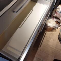 ★定価￥12万 キッチンボード レンジボード 食器棚 パントリー 2分割可能の画像