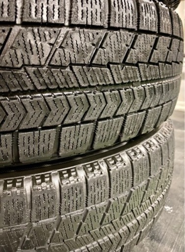 軽自動車　アルミ付きスタッドレスタイヤ　155/65R14  4本