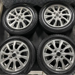 軽自動車　アルミ付きスタッドレスタイヤ　155/65R14  4本