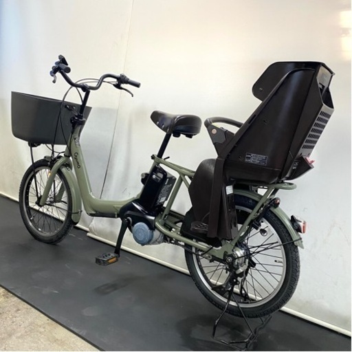 関東全域送料無料　業界最長12ヶ月保証　電動自転車　パナソニック　ギュットクルーム　新型　20インチ 16ah カーキ色