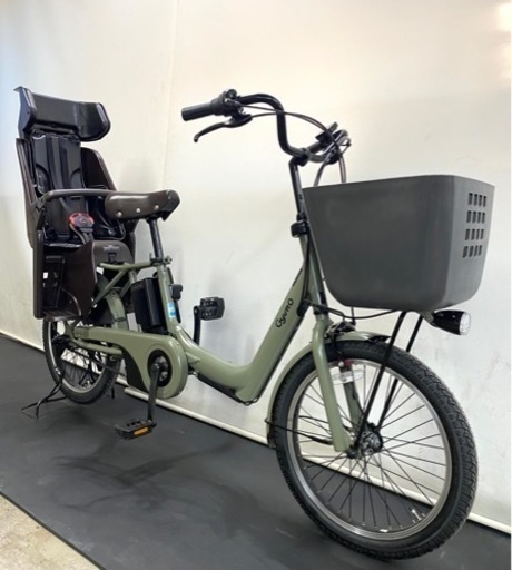 関東全域送料無料　業界最長12ヶ月保証　電動自転車　パナソニック　ギュットクルーム　新型　20インチ 16ah カーキ色