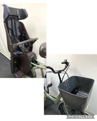 関東全域送料無料　業界最長12ヶ月保証　電動自転車　パナソニック　ギュットクルーム　新型　20インチ 16ah カーキ色