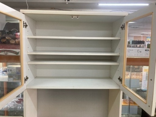 【店頭10%OFF】食器棚 中古 リサイクルショップ宮崎屋住吉店23.12.4k