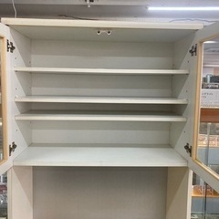 【店頭10%OFF】食器棚 中古 リサイクルショップ宮崎屋住吉店23.12.4kの画像