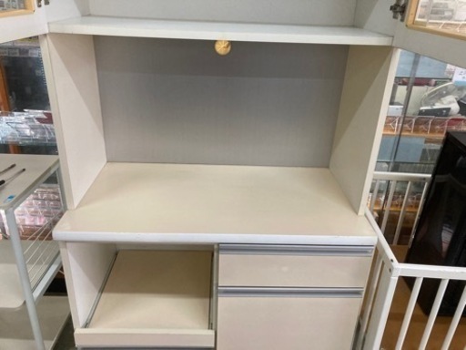 【店頭10%OFF】食器棚 中古 リサイクルショップ宮崎屋住吉店23.12.4k