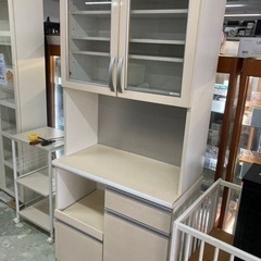 【店頭10%OFF】食器棚 中古 リサイクルショップ宮崎屋住吉店23.12.4kの画像