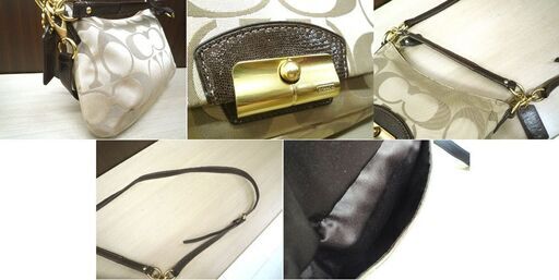 コーチ COACH 2WAY ハンドバッグ ショルダーバッグ 斜め掛けショルダー 19336 ベージュ USED 苫小牧西店