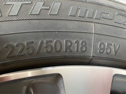 トヨタ　50エスティマ純正アルミ4本　ナットセット