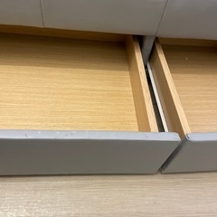 ‼️日曜までお取り置き‼️ソファーベッド　オットマン　3人掛けソファーの画像