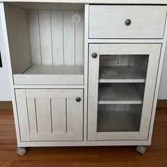 
 値下げしました☆カウンターワゴン(レンジ台)