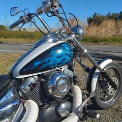 ★車検2年付★実動良好☆ドラッグスター４００cc.カスタム多数！★ゴーストフレアペイントの画像