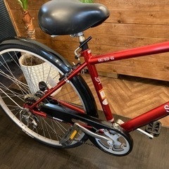 前後タイヤ・後輪チューブ新品！】LEDオートライト 6段変速 27インチ