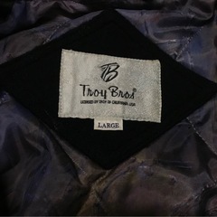 ☆値下げ☆A2312-160 Troy Bros ウールコート サイズL 毛玉ありの画像