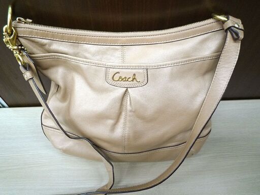 コーチ COACH パーク レザー ダッフルショルダー ベージュ F19726 USED 苫小牧西店