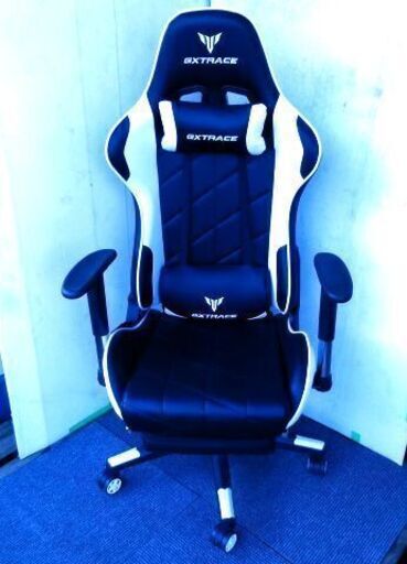 GXTRACE ゲーミングチェア オフィスチェア ゲーム用 デスクチェア オットマン付き 人間工学 165度リクライニング機能 ハイバック