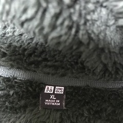 A2312-167 UNIQLO ファーリーフリースフルジップジャケット サイズXLの画像