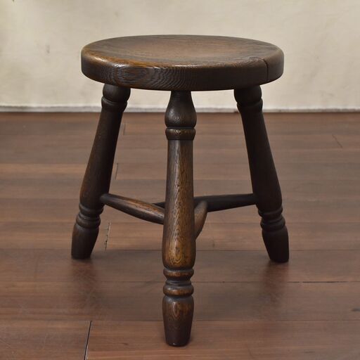 【ヤ取終了12/11】≪zyt1211ジ≫ HIDA PROVINCIALクリケットスツール 木製 φ32cm キツツキ/飛騨産業/プ