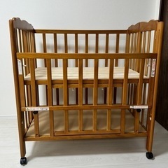 大和屋　パタン　折りたたみ　ミニベビーベッド