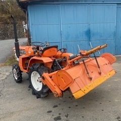 長野★クボタ/KUBOTA ★トラクター ★Model B1402DT★ロータリRS1202DM ★中古品★動作確認済みの画像