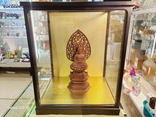 【愛品館 市原店】】✔店頭取引限定✔阿弥陀如来座新六角台座仏像