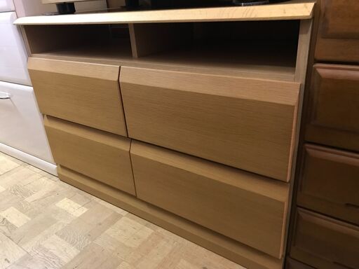 【FU675】★ローチェスト 古賀清木工 シュノール ナチュラル