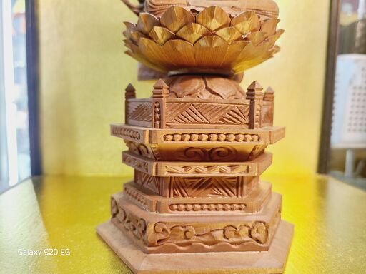 【愛品館 市原店】】✔店頭取引限定✔阿弥陀如来座新六角台座仏像