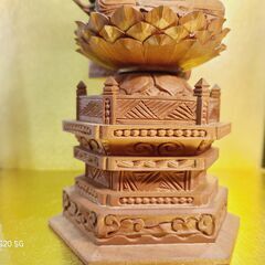 【愛品館 市原店】】✔店頭取引限定✔阿弥陀如来座新六角台座仏像の画像