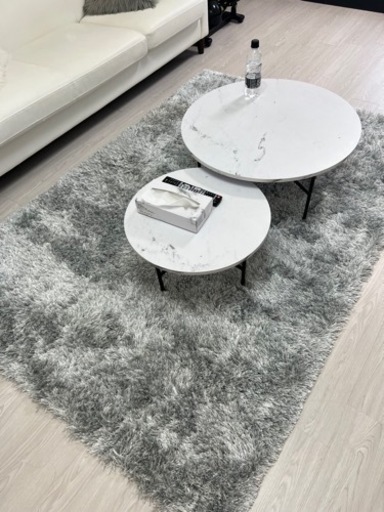 【超お得】定価16,999円 ラメ入りラグマット⭐︎140×200m