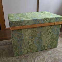 【美品】茶箱 着物生地③
