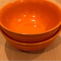 お値下げしましたルクルーゼ 小皿3点お椀2点 お椀は中に傷がありますのでご確認下さいの画像