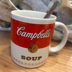 【美品】キャンベルのコップ、スプーンセット　ミーミー様