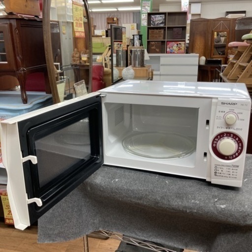 S706 ⭐ SHARP 電子レンジ 60Hz専用 RE-T2-W6 15年製 ⭐動作確認済⭐クリーニング済
