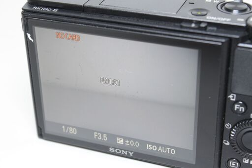 【ジャンク品】SONY/RX100III/DSC-RX100M3/デジタルカメラ ④