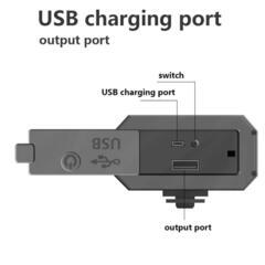 [新品] Solar Dual Charge Bike Light 自転車 ライト LED USB ソーラー ヘッドライトの画像
