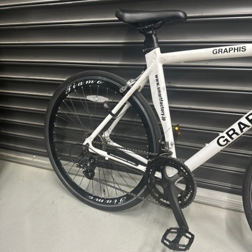 ロードバイク　ホワイト　172cm〜