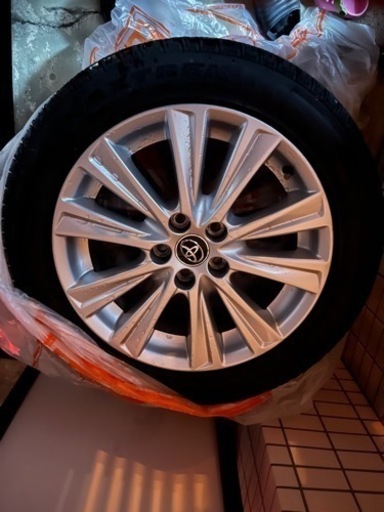 30ヴェルファイア 純正ホイール　タイヤバリ目