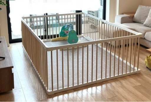 little bot baby 木製ベビーサークル