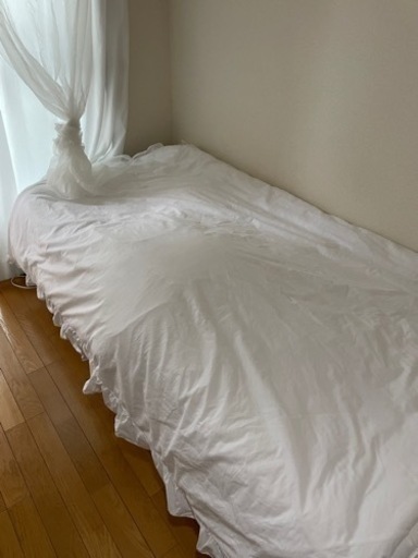シングルベッド(すのこタイプ)寝具も全て込み