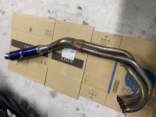 バリオス用　チタン風　マフラー　いい音します。