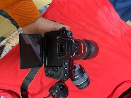sony a55 camera with 3 lens 