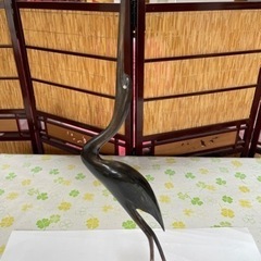 鶴の置物の画像