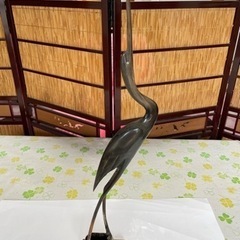 鶴の置物の画像