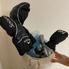 ゴルフセット　シャネル風カバンの画像